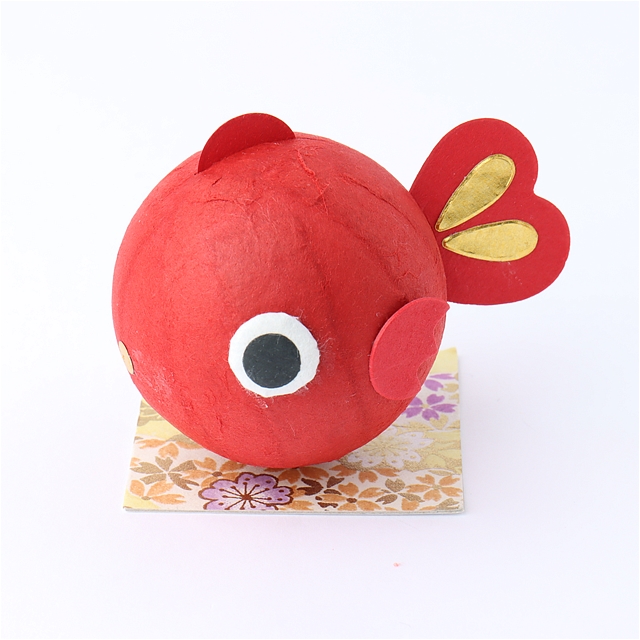 楽しく手作り 和紙ころころ金魚ちゃん 手作りキット 設計図付 お知らせ 石川紙業株式会社