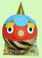 和紙ころころ赤おに